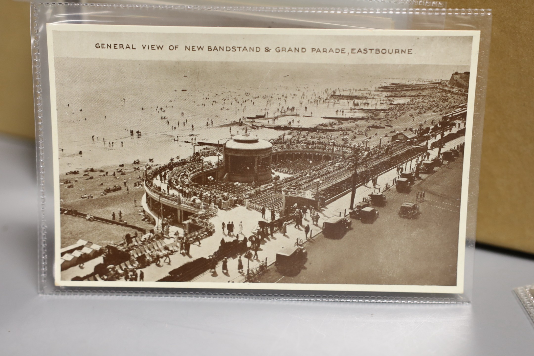A quantity of postcards relating to Sussex towns